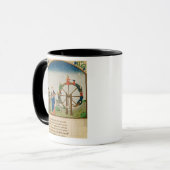 Boethius met het wiel van de Fortune Mok (Voorkant links)