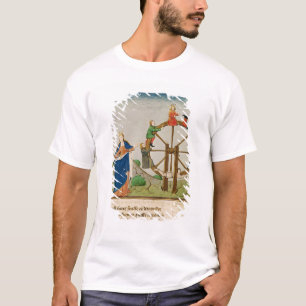 Boethius met het wiel van de Fortune T-shirt