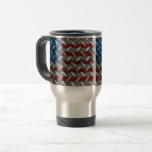 boeuf 15. Tasse de café de drapeau américain (Devant gauche)