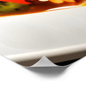 Boeuf avec riz et légumes | AI Art Poster (Coin)