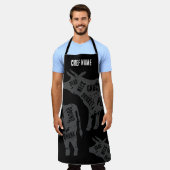 Boeuf boucherie tablier BBQ pour les amateurs de v (Porté)