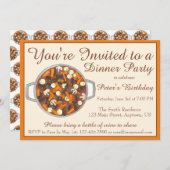 Boeuf Bourguignon Beef Stew Dinner Party Potluck Kaart (Voorkant / Achterkant)