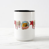 "Boeuf dans des pyjamas" tasse de 15 onces (Centre)