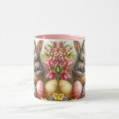 Boeuf de Pâques lapin doux café Mug (Centre)