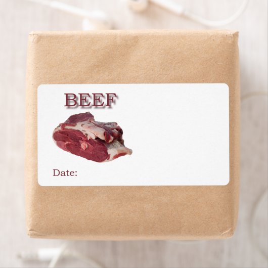 Boeuf facile à trouver étiquette (En situation)