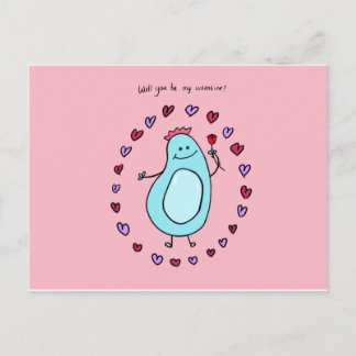 Boey will you be my valentine card feestdagenkaart