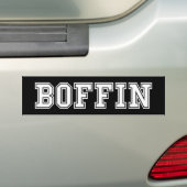 BOFFIN BUMPERSTICKER (Op auto)