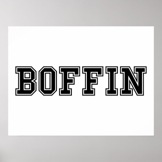 BOFFIN POSTER (Voorkant)
