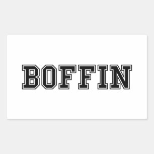 BOFFIN RECHTHOEKIGE STICKER