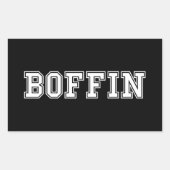 BOFFIN RECHTHOEKIGE STICKER (Voorkant)