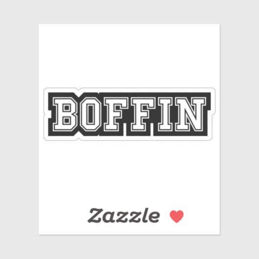 BOFFIN STICKER (Vel)