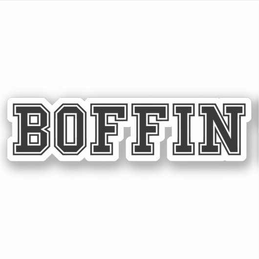 BOFFIN STICKER (Voorkant)