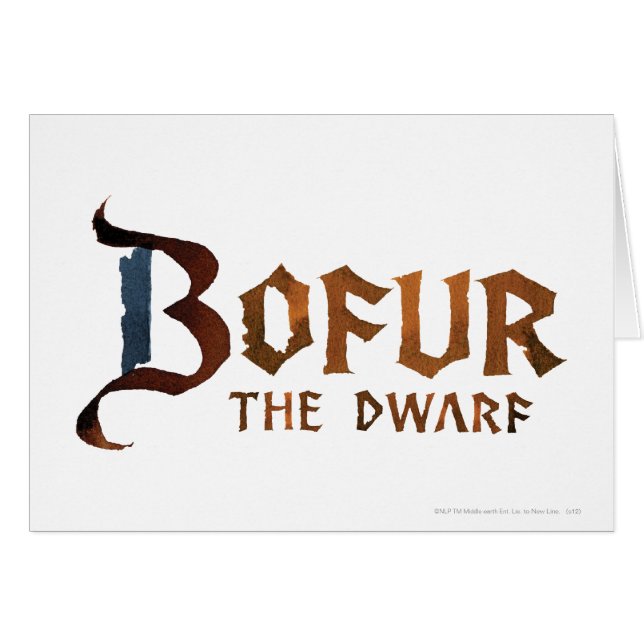 Bofur-naam (Voorkant Horizontaal)