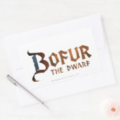 Bofur-naam Rechthoekige Sticker (Envelop)
