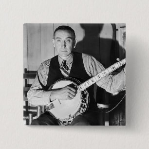 Bog Trotters Band, jaren '30 Vierkante Button 5,1 Cm