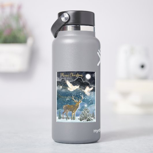 Boganhues Christmas Print Sticker (HydroFlask)