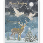 Boganhues Christmas Print Sticker (Voorkant)