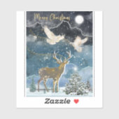 Boganhues Christmas Print Sticker (Vel)