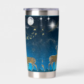 Boganhues Premium Christmas Print Geïsoleerde Drinkbeker (Rechts)