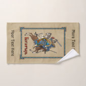 Bogatyr russe médiéval (Serviette à main)