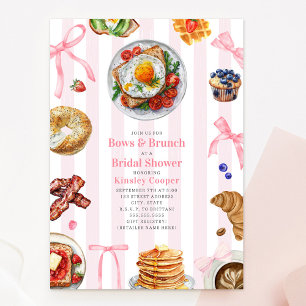 Bogen + brunch Vrijgezellenfeest Kaart
