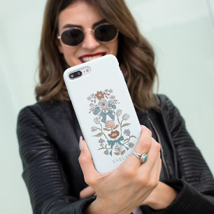 Bogen en bloesems Bloemblauw iPhone 11 Hoesje