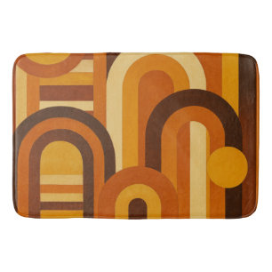 Bogen en Zonnevlekken Retro MCM Geometrisch Ontwer Badmat