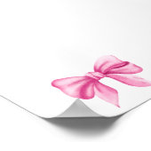 Bogen Geslacht onthullen Boy of Girl grafiek Poster (Hoek)