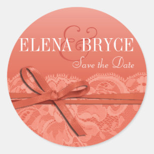 Bogen Lint & Kant   perzik Ronde Sticker