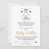 Bogen of pijlen Uitnodiging - Gender Reveal Party (Voorkant)