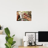 Bogen, pijlen en vijvers, voor boogschieten poster (Thuiskantoor)