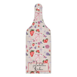 Bogen, Rozen & Aardbeien Coquettepatroon Snijplank