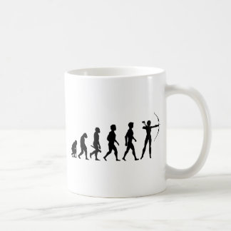 Bogenschießen Pfeil Bogen Bogenschütze Zielscheibe Koffiemok