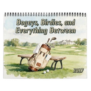 Bogeys, Birdies en Alles Ertussen Grappige Golf Kalender