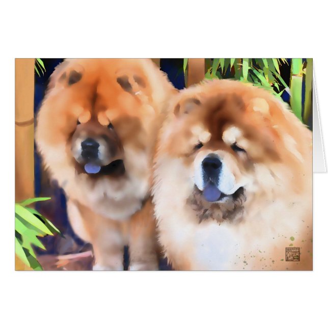 BOGIE & SPOOKY heARTdog chow (Voorkant Horizontaal)