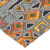 Bogolan geometrisch korte tafelloper (Hoek)