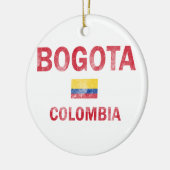 Bogota Colombia Design Keramisch Ornament (Links)