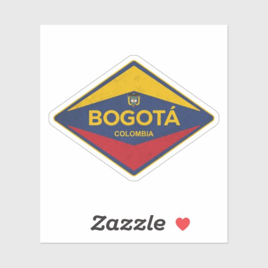 Bogota Colombia Sticker (Vel)