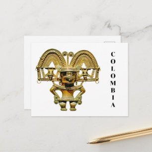 Bogotá Goud Briefkaart