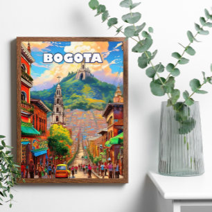 Bogotá, pearl of the Andes Perfect Poster