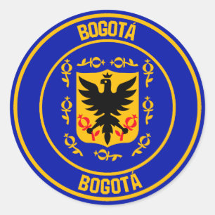 Bogotá Round Emblem Ronde Sticker