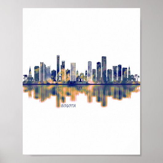 Bogota Skyline Poster (Voorkant)