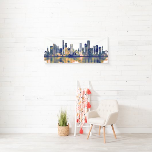 Bogota Skyline Spandoek (Insitu)