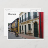 bogota straten briefkaart (Voorkant / Achterkant)