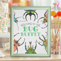 Bogue Buffet Table d'alimentation Framable Poster