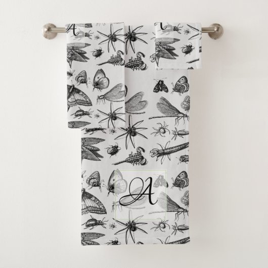 BOGUES GOTHIQUES monogrammes Insectes d'encre Vint (En situation)