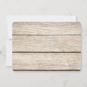 Bogundy Floral Wine Barrel Herfst Save the Date (Achterkant)