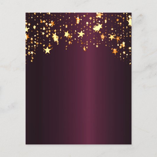 Bogundy gouden sterren 2023 (Achterkant)