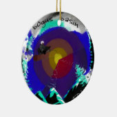 Bogus Basin Idaho Keramisch Ornament (Rechts)