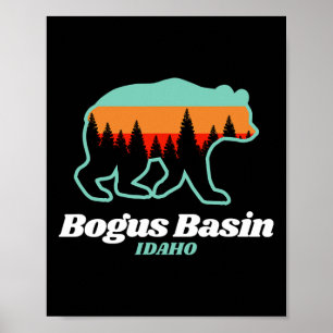 Bogus Basin Idaho Skiën Snowboarding Beer Poster